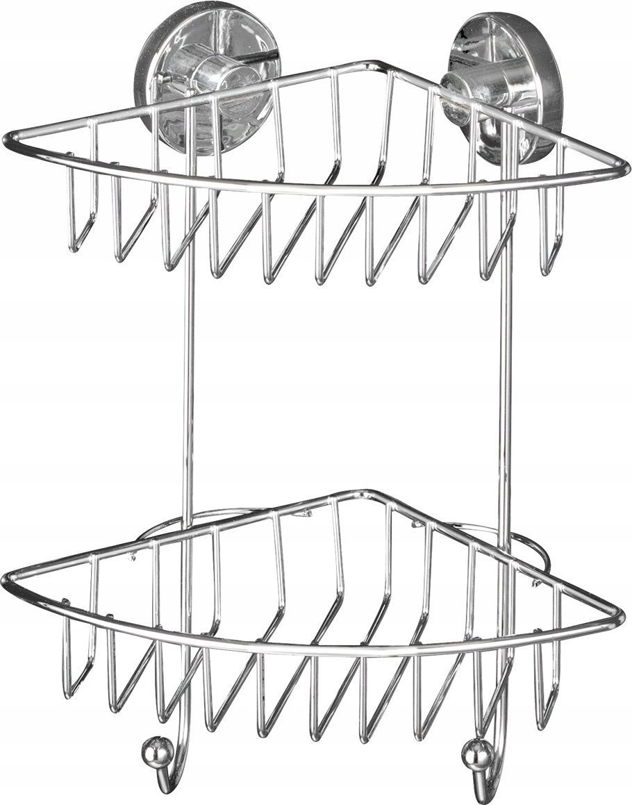 Wenko Corner bathroom shelf BARI Vacuum-Loc