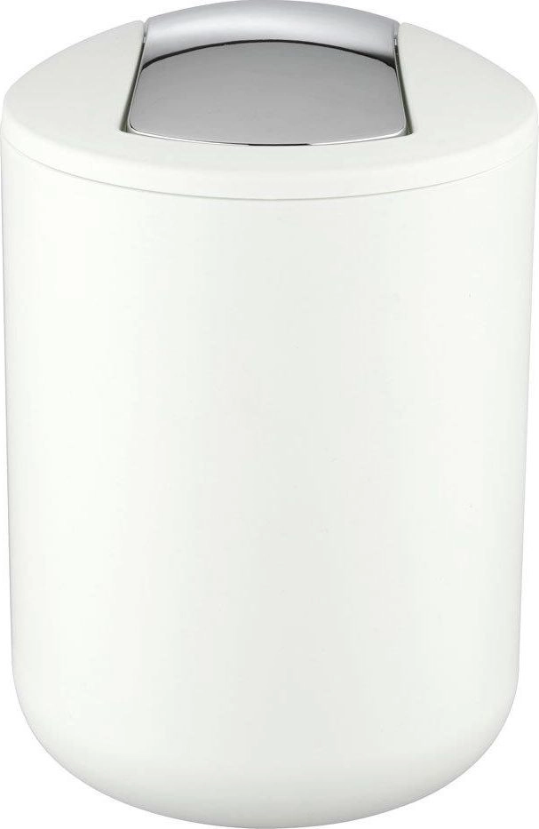Wenko swing-top trash can 2L white