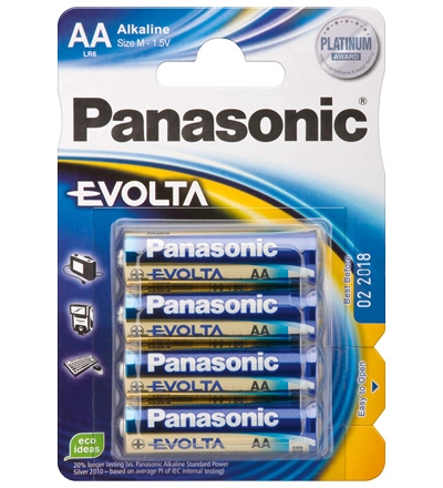 Wentronic LR6 4-BL Panasonic EVOLTA Single-use