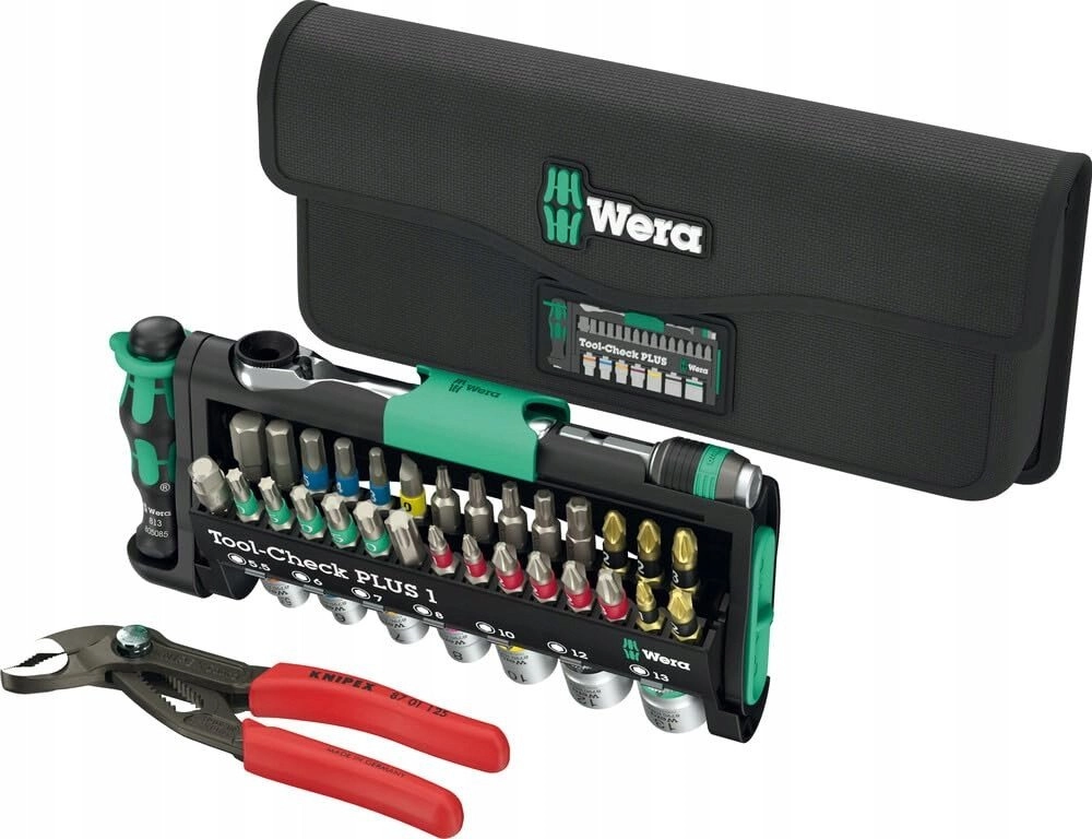 Wera Tool-Check Combi 1  with KNIPEX