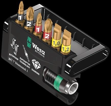 Wera Bit-Check 7 Diamond 1 set