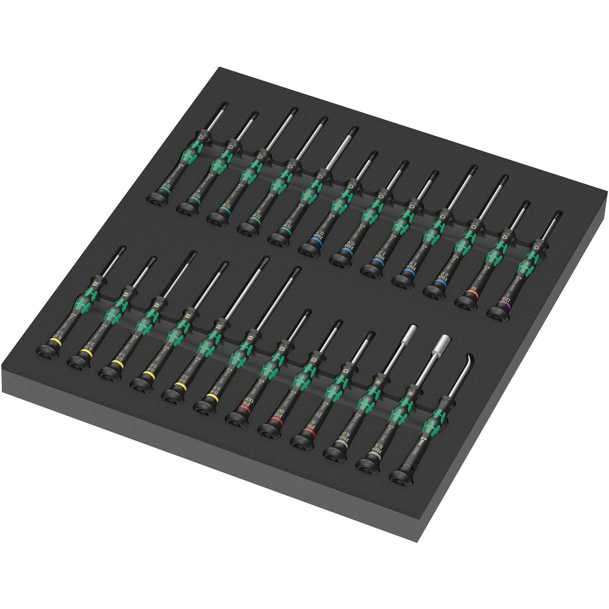 Wera 9715 foam insert Kraftform Micro
