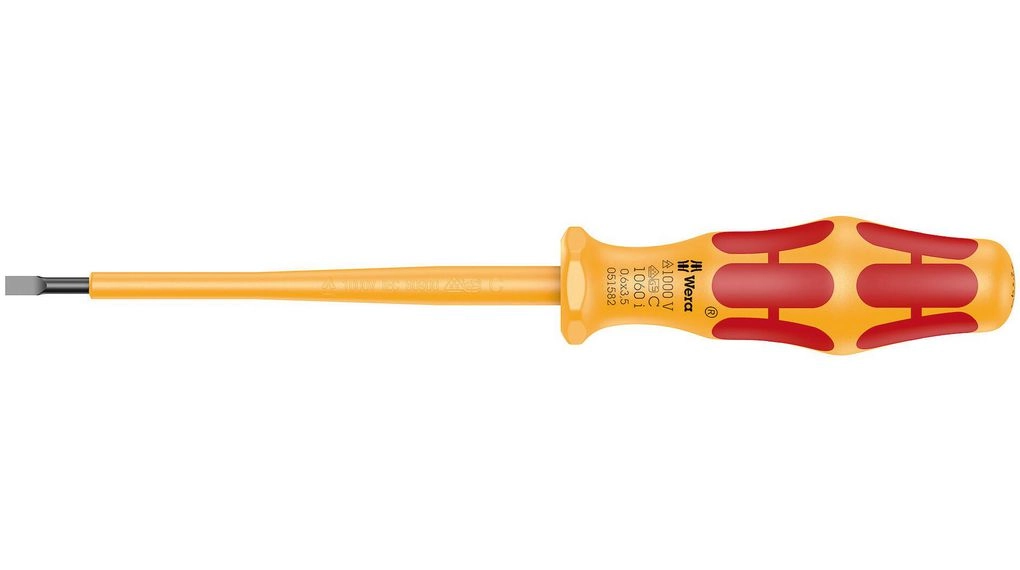 PZ/SL flat screwdriver 3.5x100mm insulated