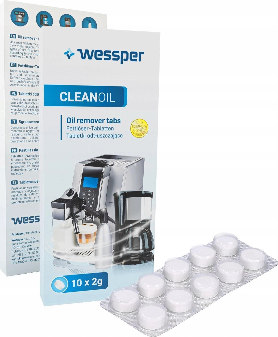 Wessper WES078 cleaning tablets 10 pcs