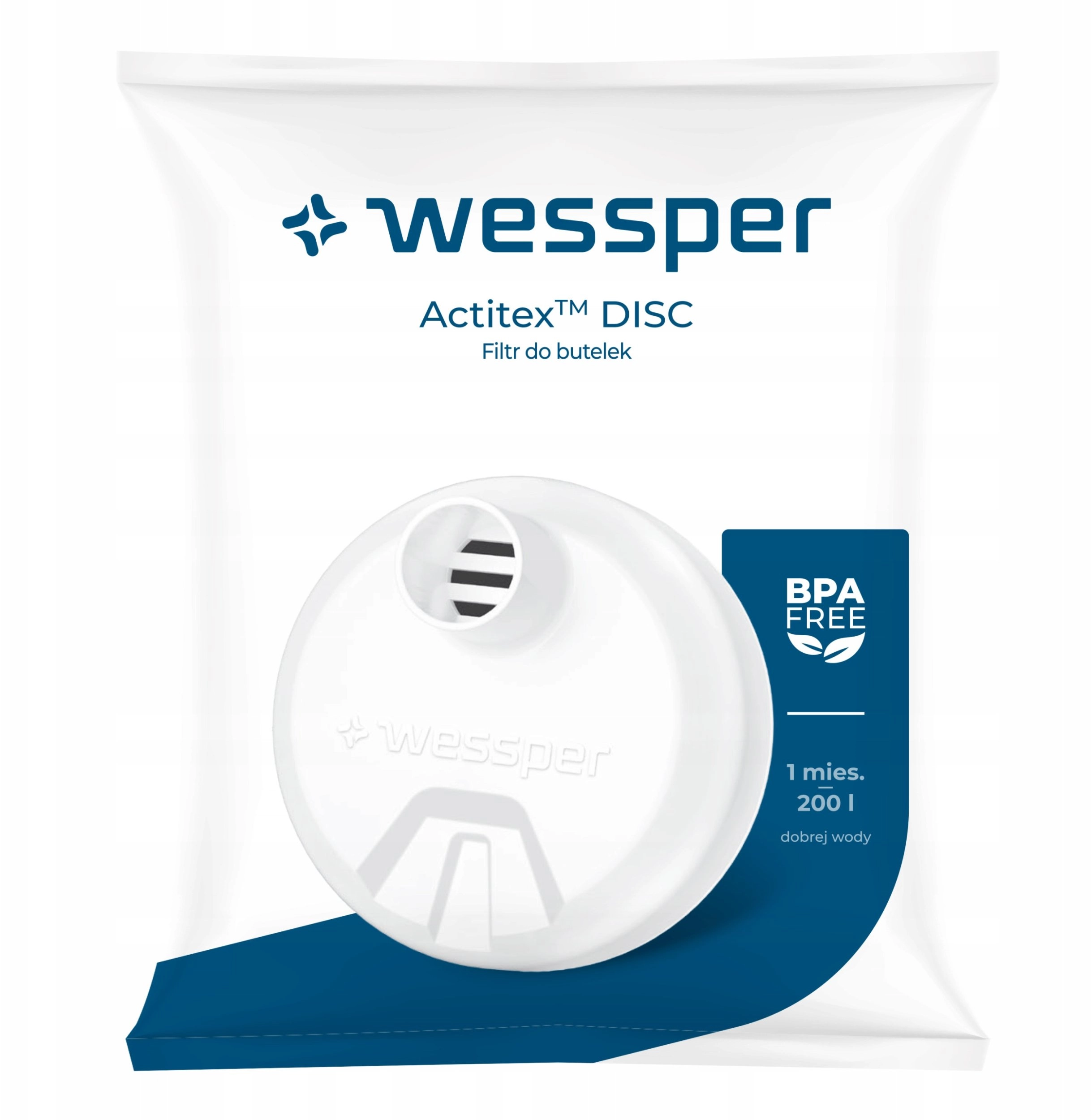 Wessper Actitex DISC bottle filter 0