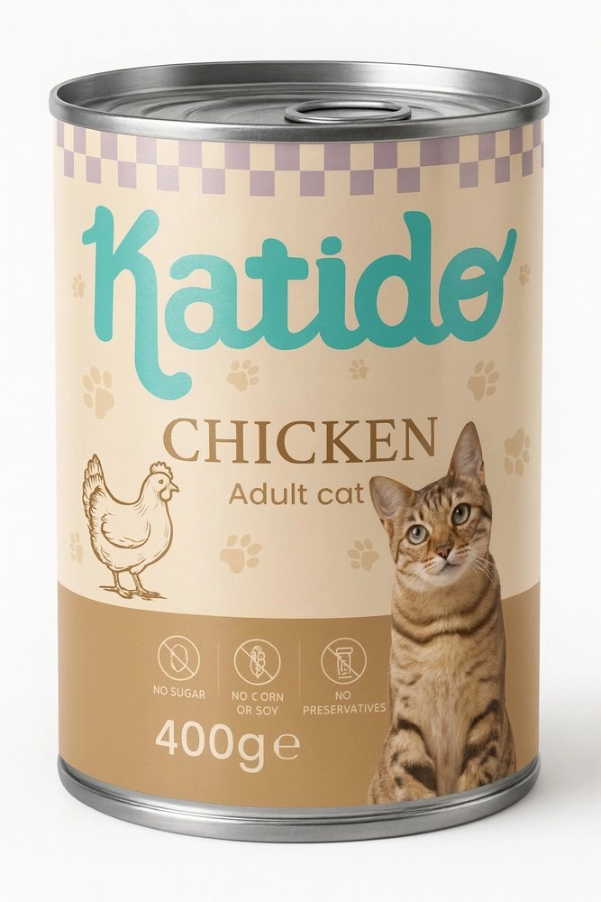 KATIDO Chicken - wet cat food