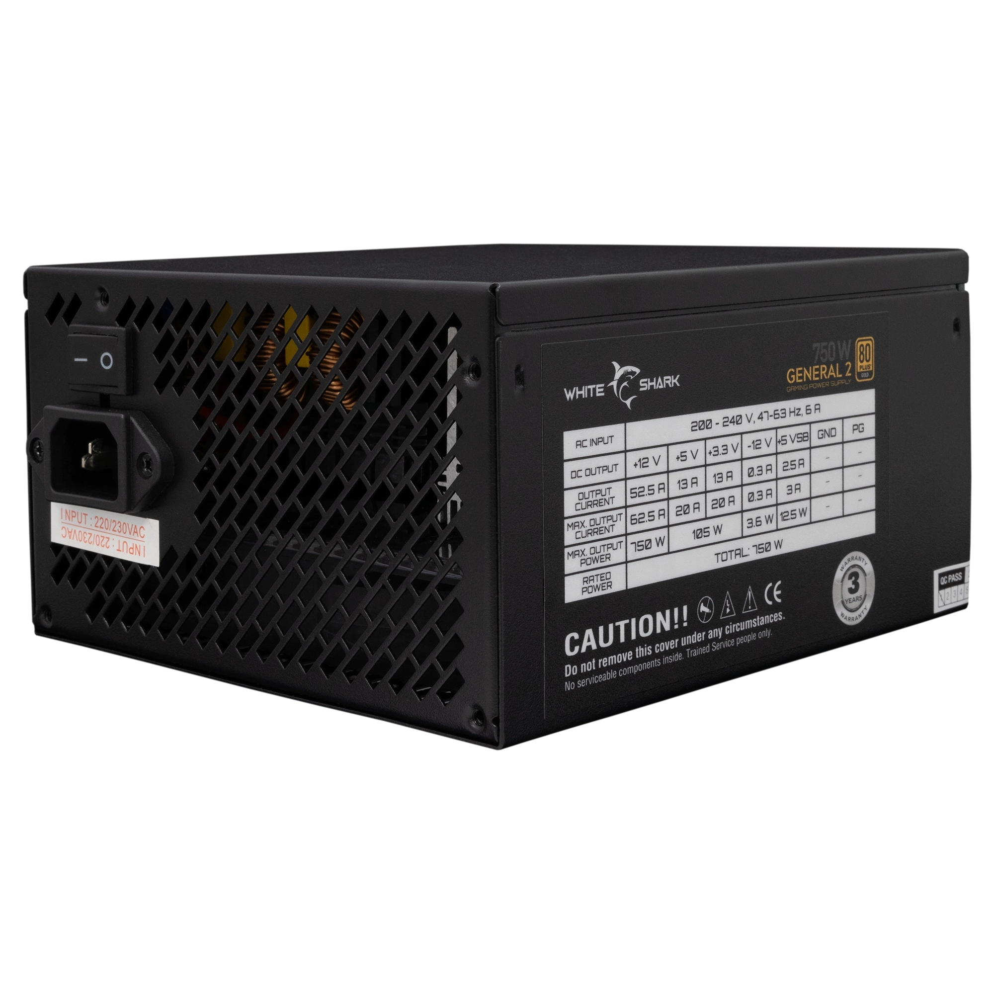 White Shark GPSU-750W General-2 750W 80+