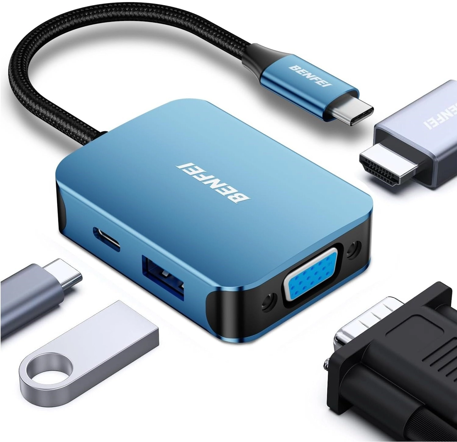 WiWU BENFEI ADAPTER HUB 4IN1 USB-C