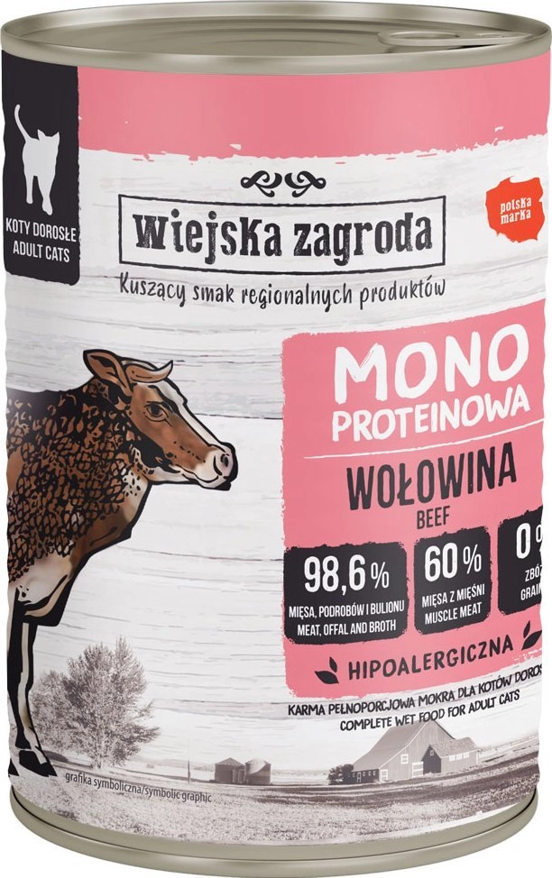 Wiejska Zagroda (adult) Mono-protein Beef Wet