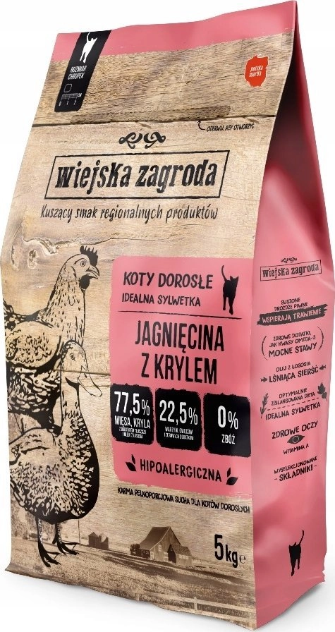 Wiejska Zagroda Lamb with krill 5kg