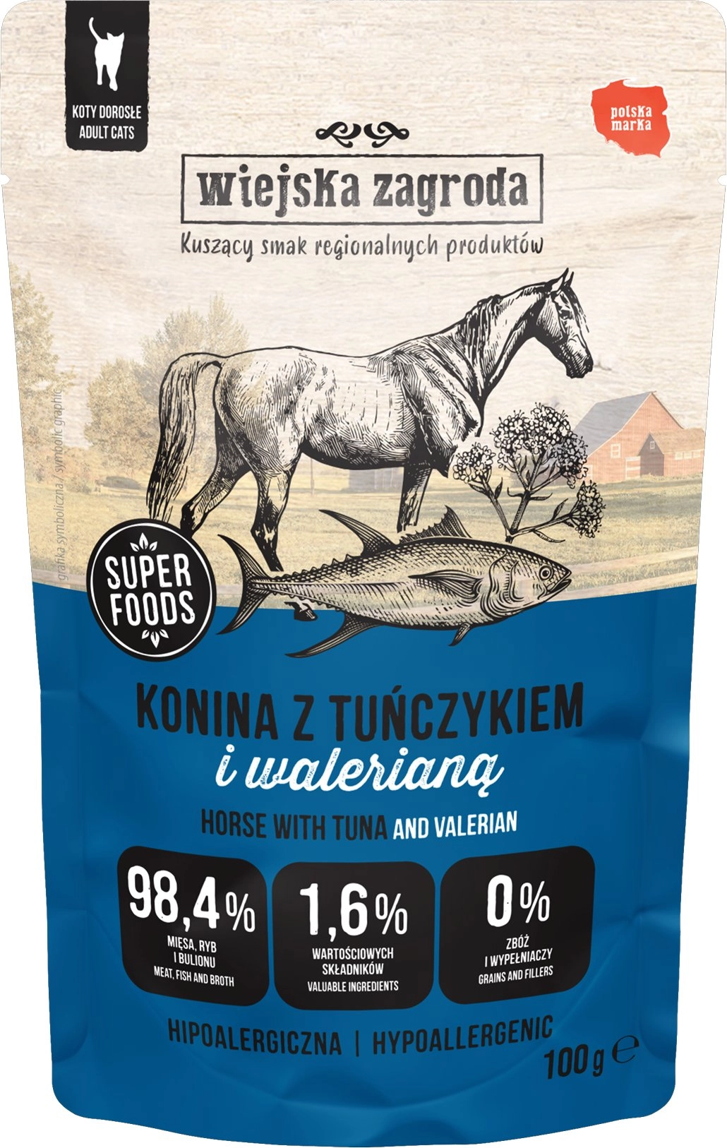 WIEJSKA ZAGRODA Horse Meat with Tuna