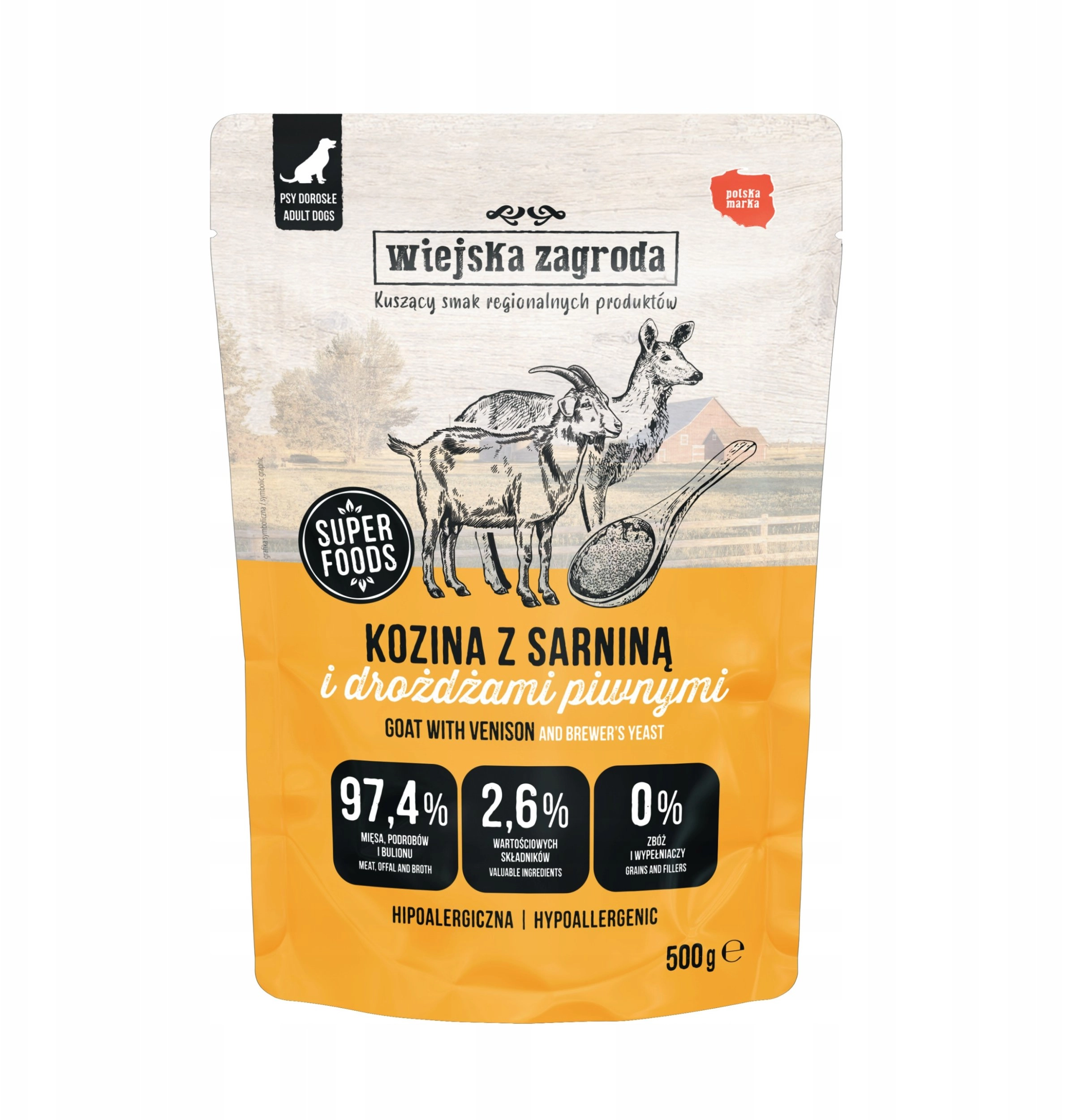 WIEJSKA ZAGRODA Goat and venison -