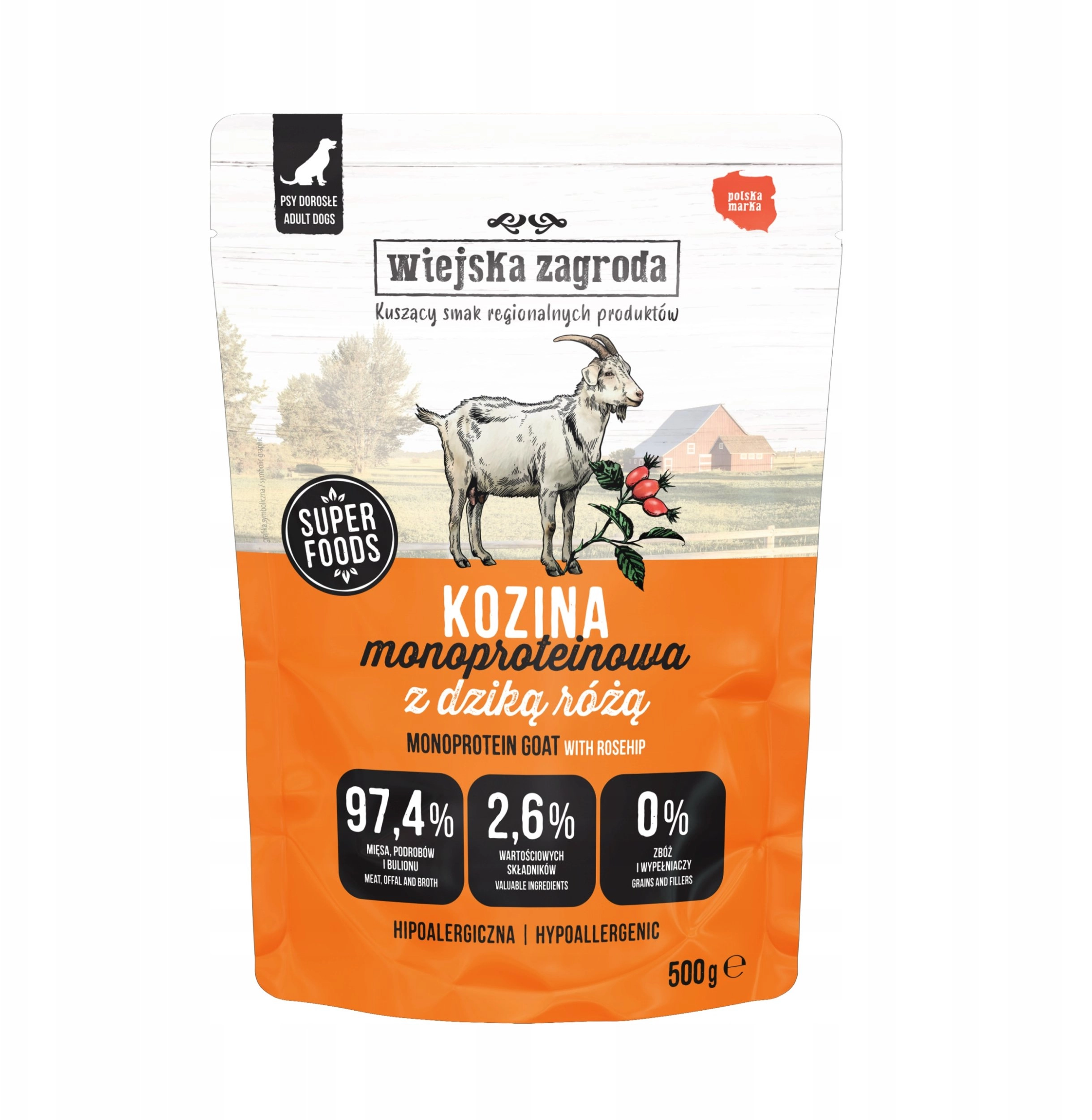 WIEJSKA ZAGRODA Monoprotein Goat - wet