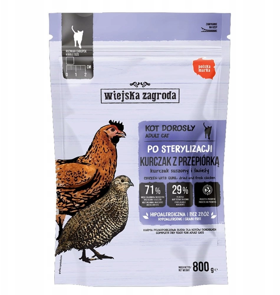 Wiejska Zagroda Dry cat food Sterilized