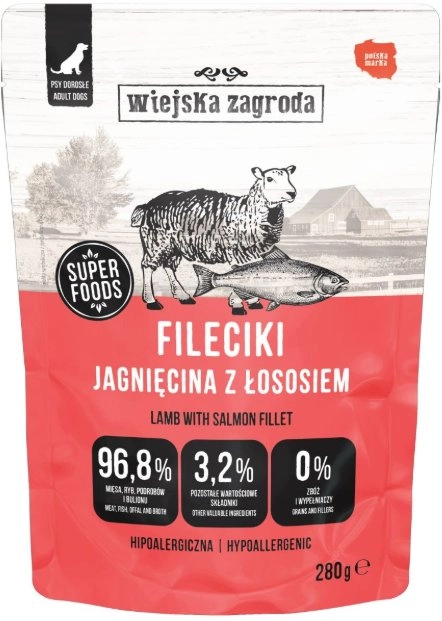 Wiejska Zagroda Jagnięcina z łososiem 280g