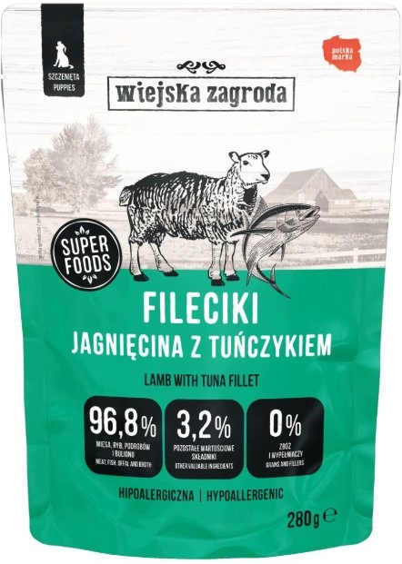 Wiejska Zagroda Jagnięcina z tuńczykiem 280g
