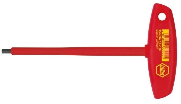 Wiha VDE T-handle hex screwdriver.  T-handle