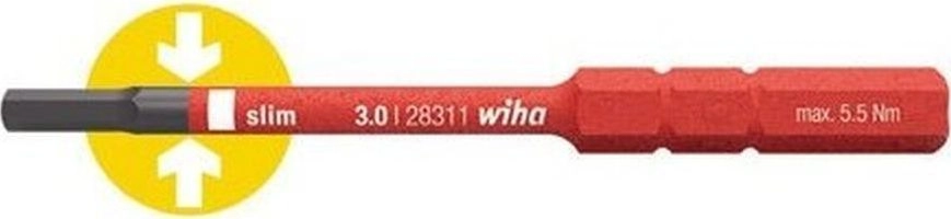 Wiha Bit slimBit electric sześciokątny 1