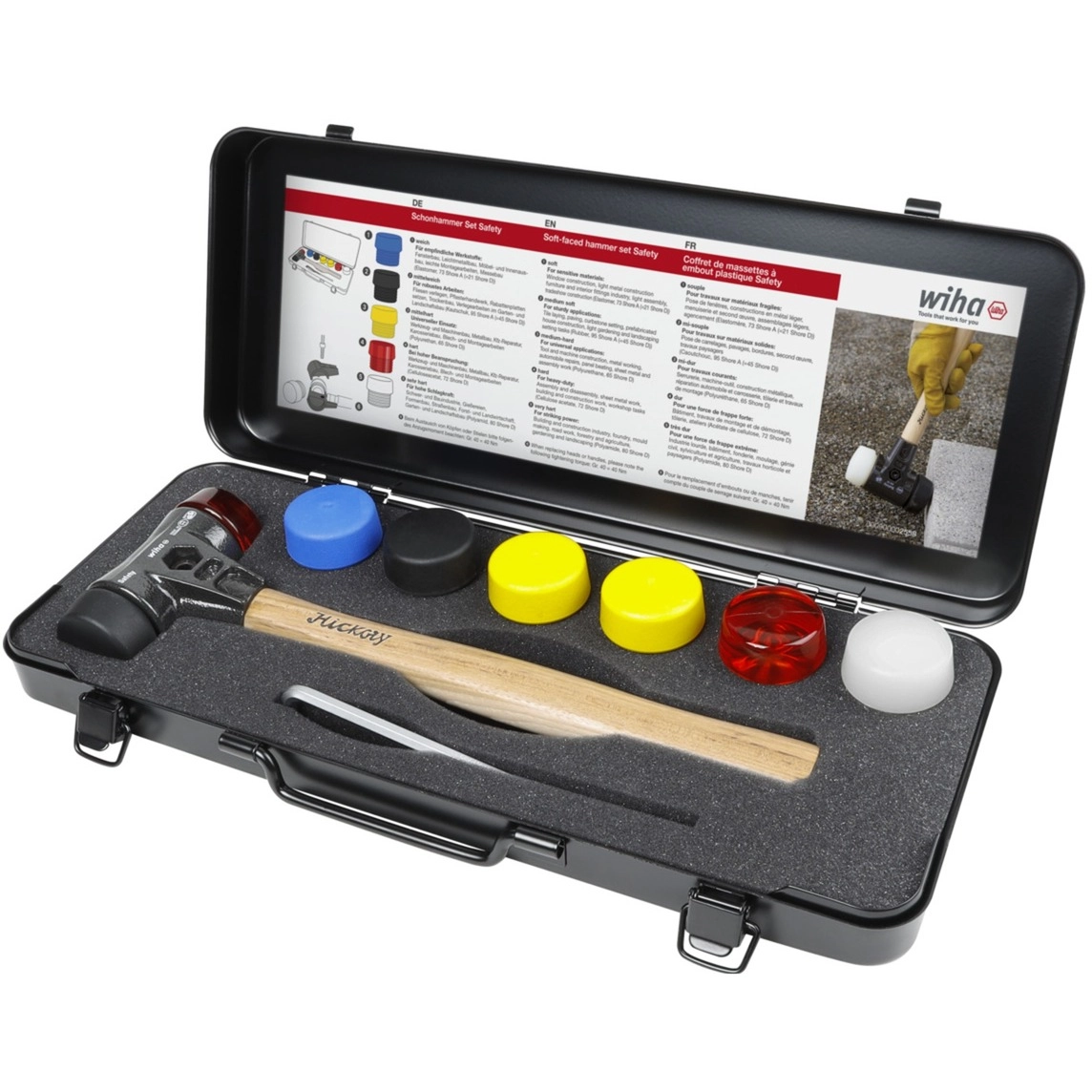 Wiha Soft-faced hammer set Safety 8
