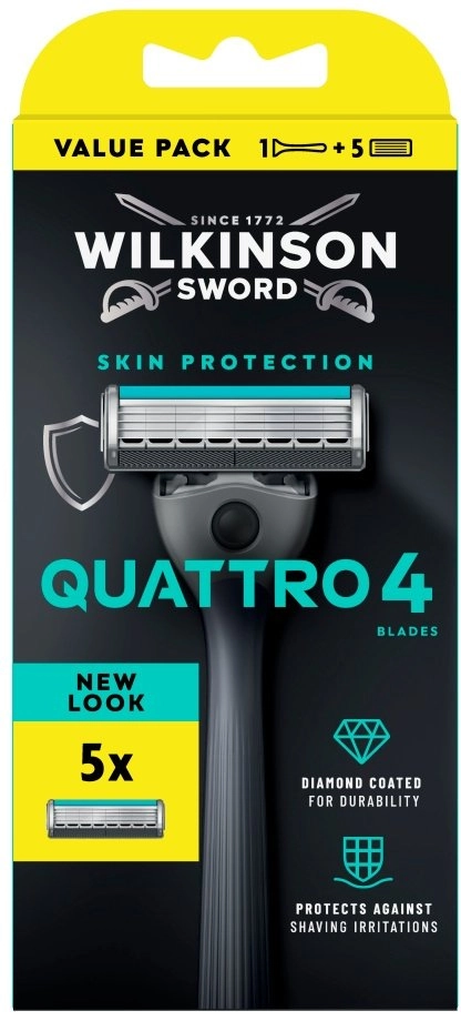 WILKINSON_Sword Quattro 4 razor + cartridges