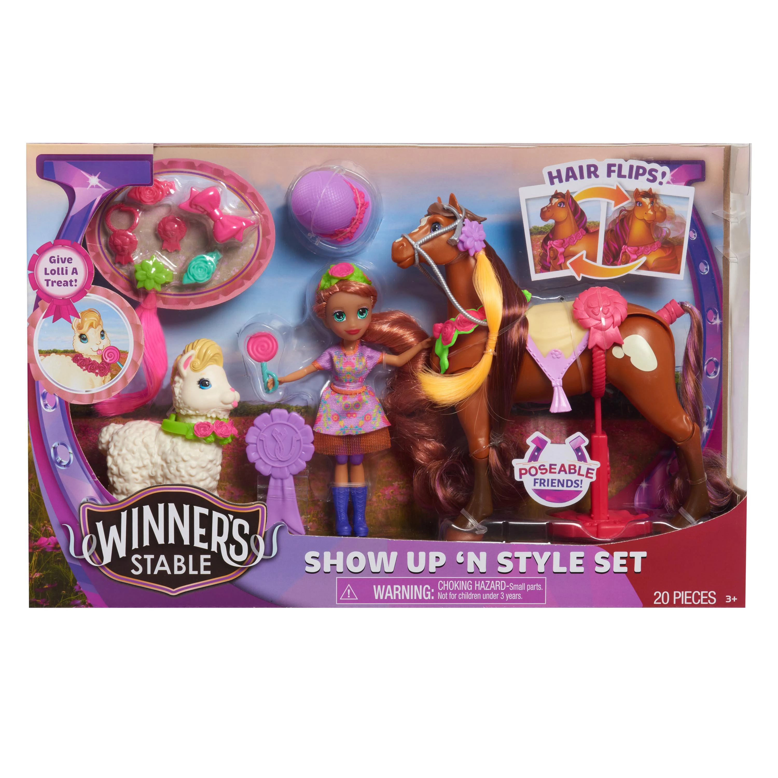 Winners Stable set with horse decoration