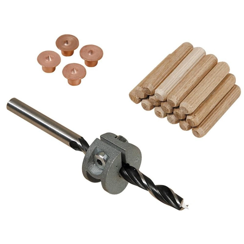 Wolfcraft Set: drill  depth stop  4