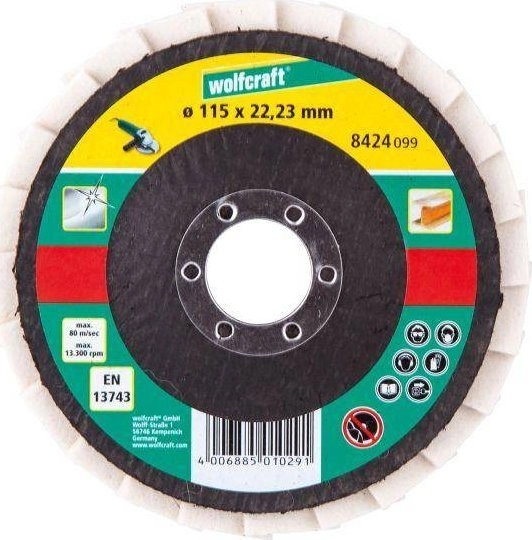 Wolfcraft Flap disc 115 mm -