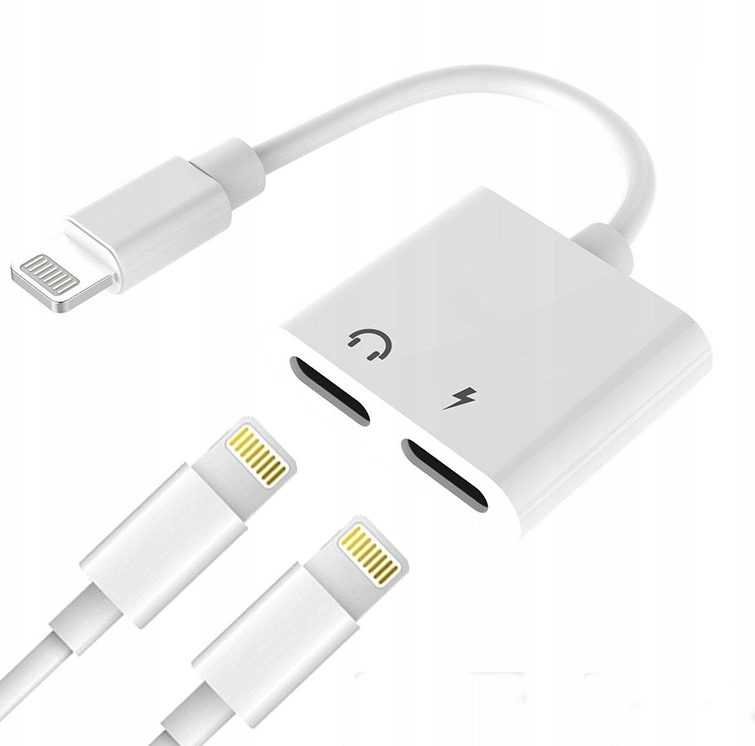 Wooco J-008 Dual Audio  Charge Adapter