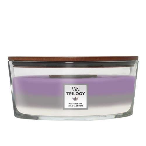 WoodWick Amethyst Sky Trilogy wax candle