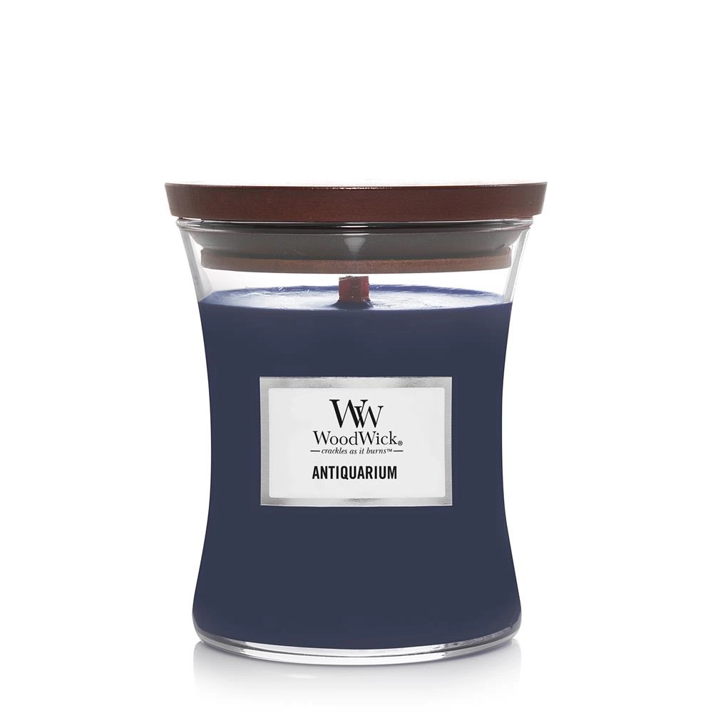 WoodWick Antiquarium wax candle Cylinder Cardamom