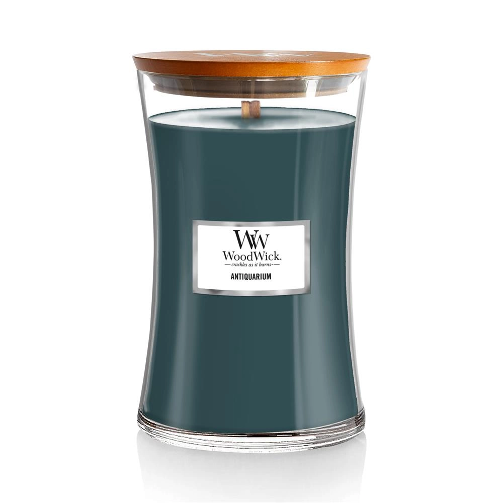 WoodWick Antiquarium wax candle Cylinder Cardamom