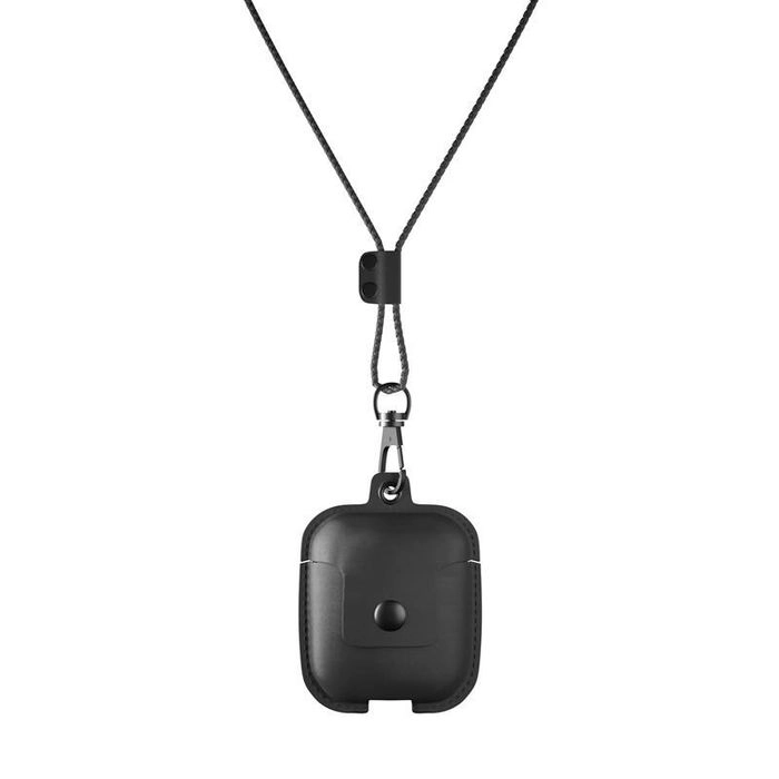 Woodcessories AirCase AirPod Leather Case Black