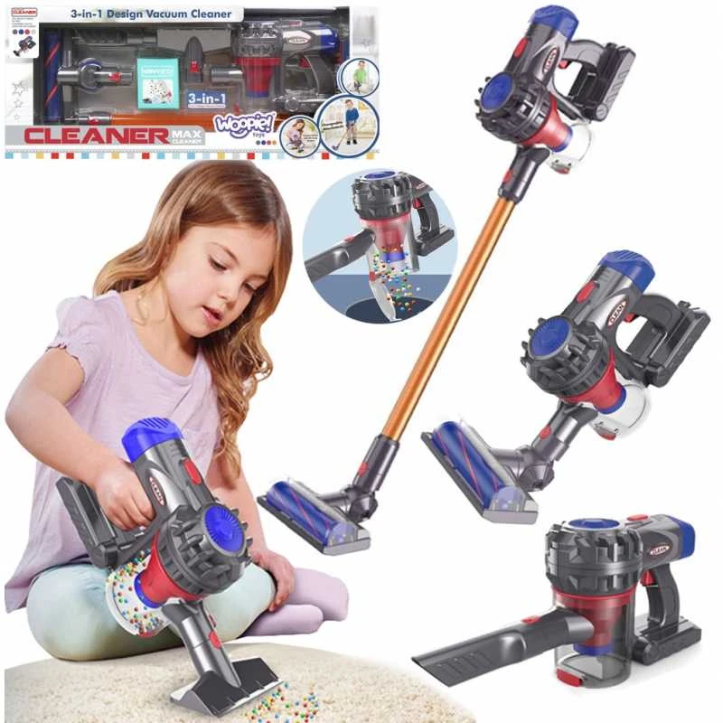 WOOPIE Interactive toy vacuum cleaner 3in1