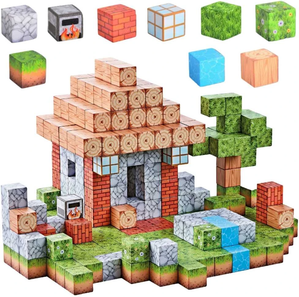 Woopie Magnetic construction blocks  108 pcs