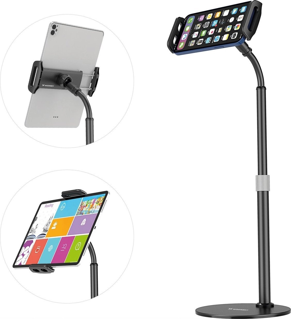 Wozinsky tablet and phone stand on
