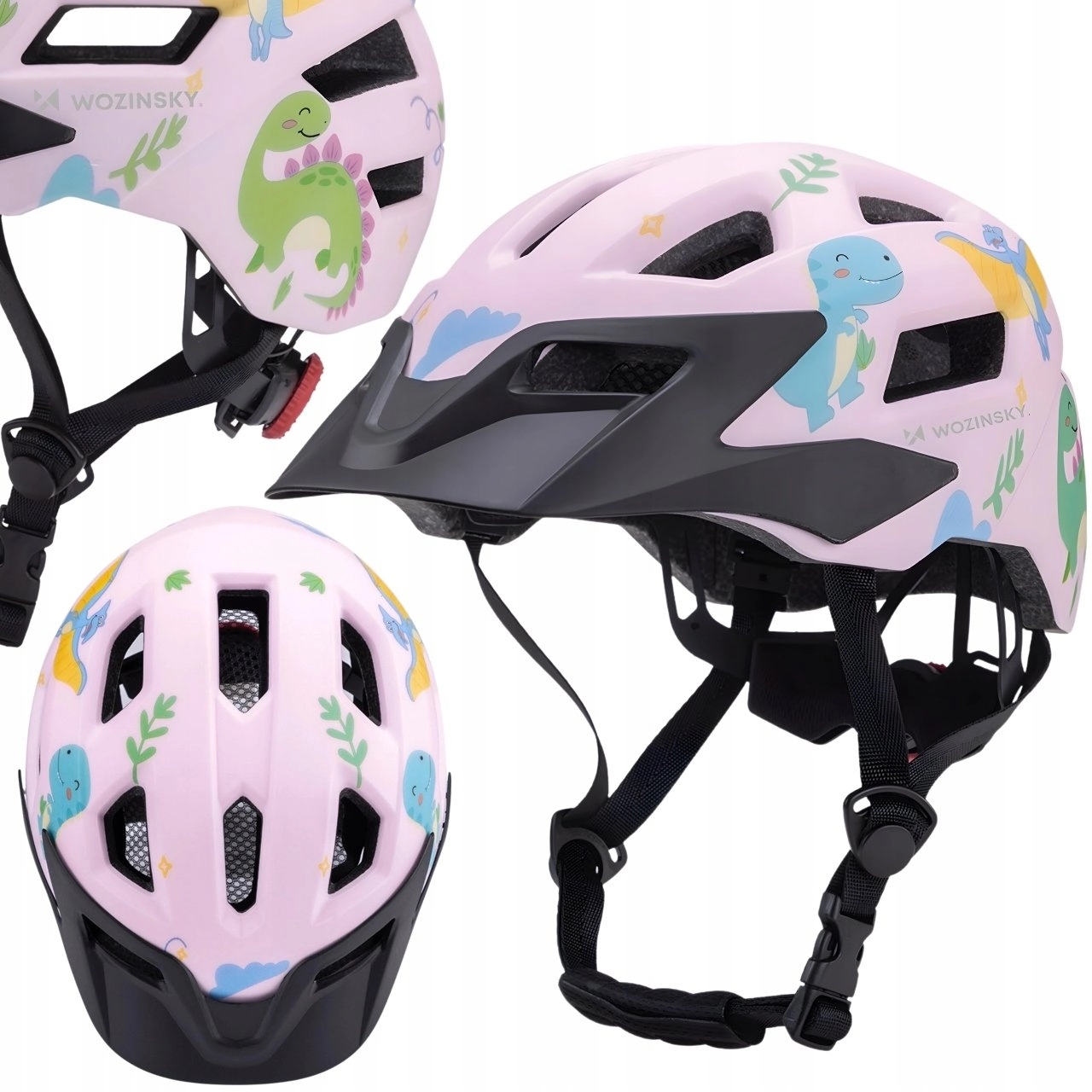 Kask rowerowy dziecięcy MTB Wozinsky z