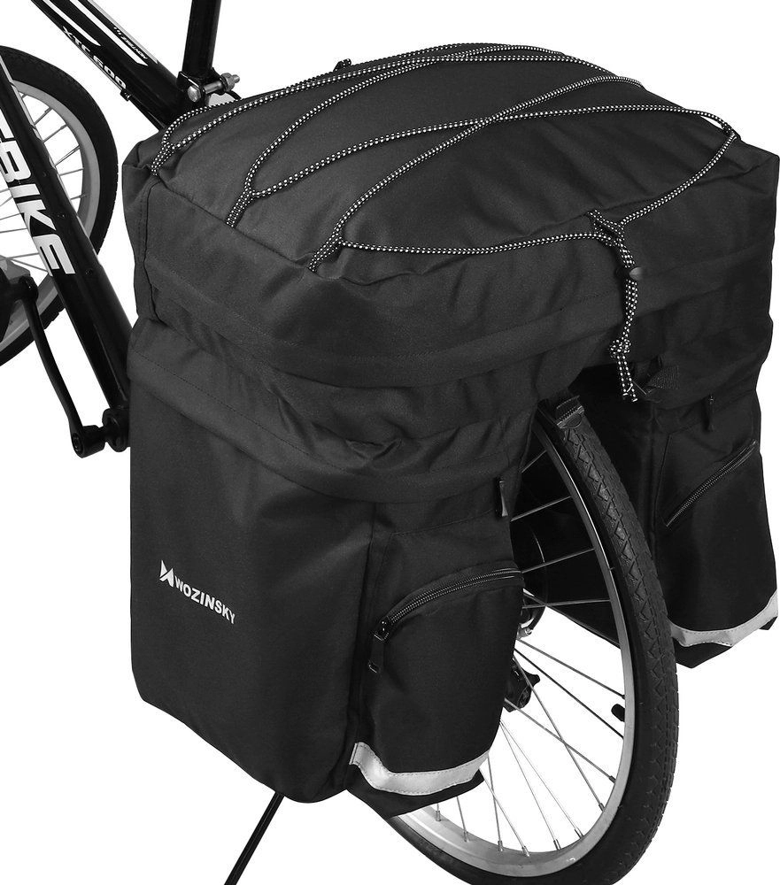 Wozinsky spacious 60-liter bicycle bag for