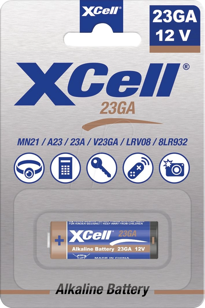 XCell Batterie Alkaline 23GA 12V 55mAh