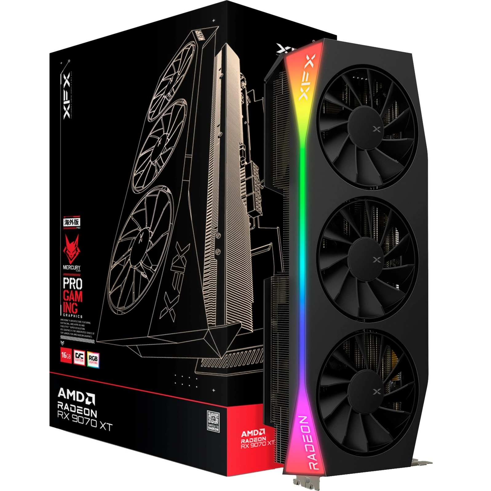 Mercury Radeon RX 9070 XT OC