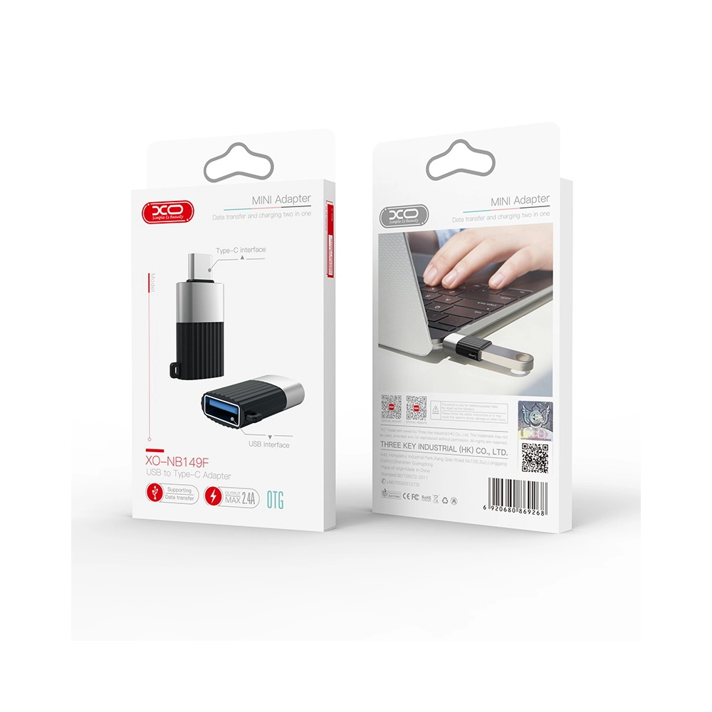 XO GSM102888 cable gender changer Black