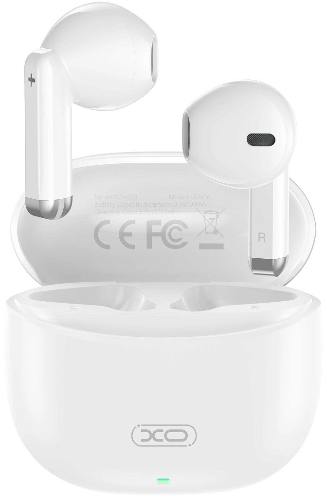 XO X33 TWS Bluetooth headphones white