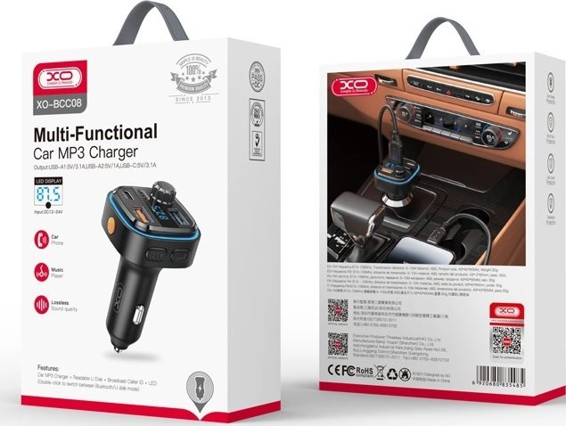 XO FM transmitter + charger BCC08