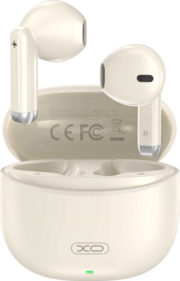 XO X33 TWS headphones beige 6920680856725