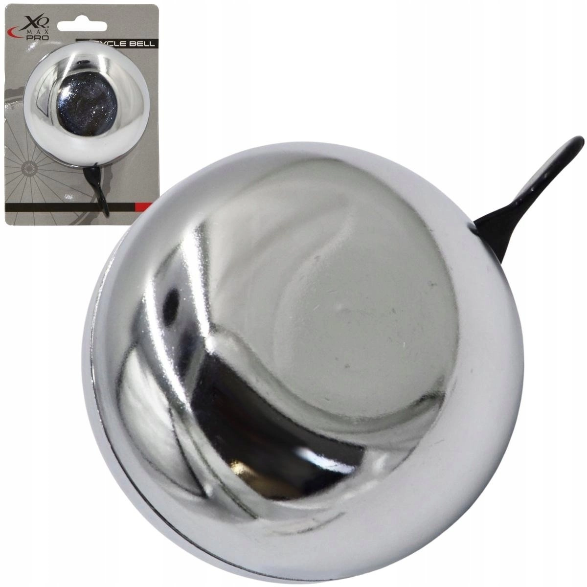 XQMax RETRO BIKE BELL 80x50MM SILVER