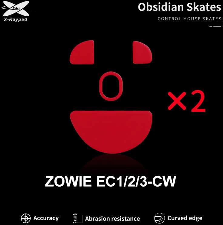 X-Raypad Obsidian Skates BenQ Zowie EC1-CW