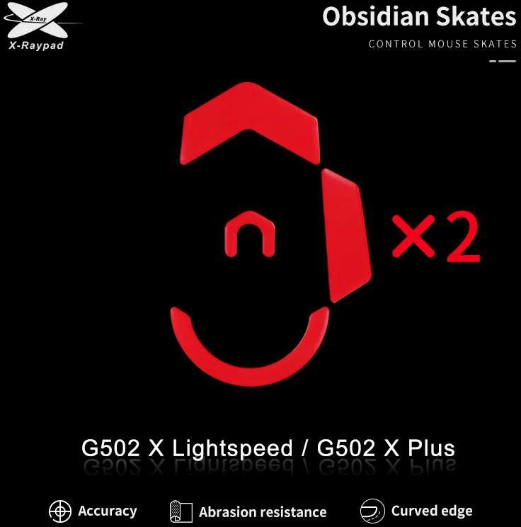 X-Raypad Obsidian Skates Logitech G502 X