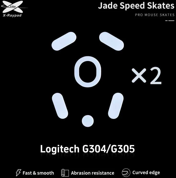 X-Raypad Jade Skates Logitech G304 G305