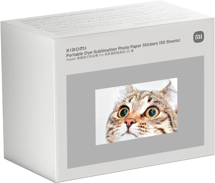 XIAOMI PORTABLE DYE-SUBLIMATION PHOTO PAPER STICKERS