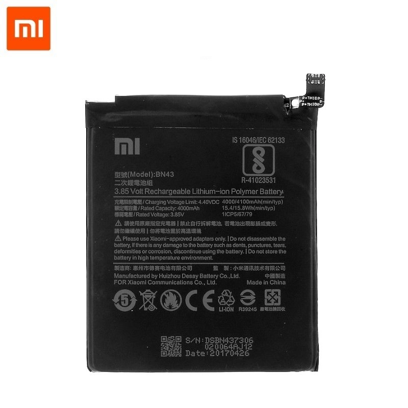Xiaomi BN43 Original Battery For Xiaomi