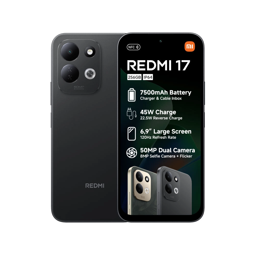 Xiaomi Redmi 17 4/128 black smartphone
